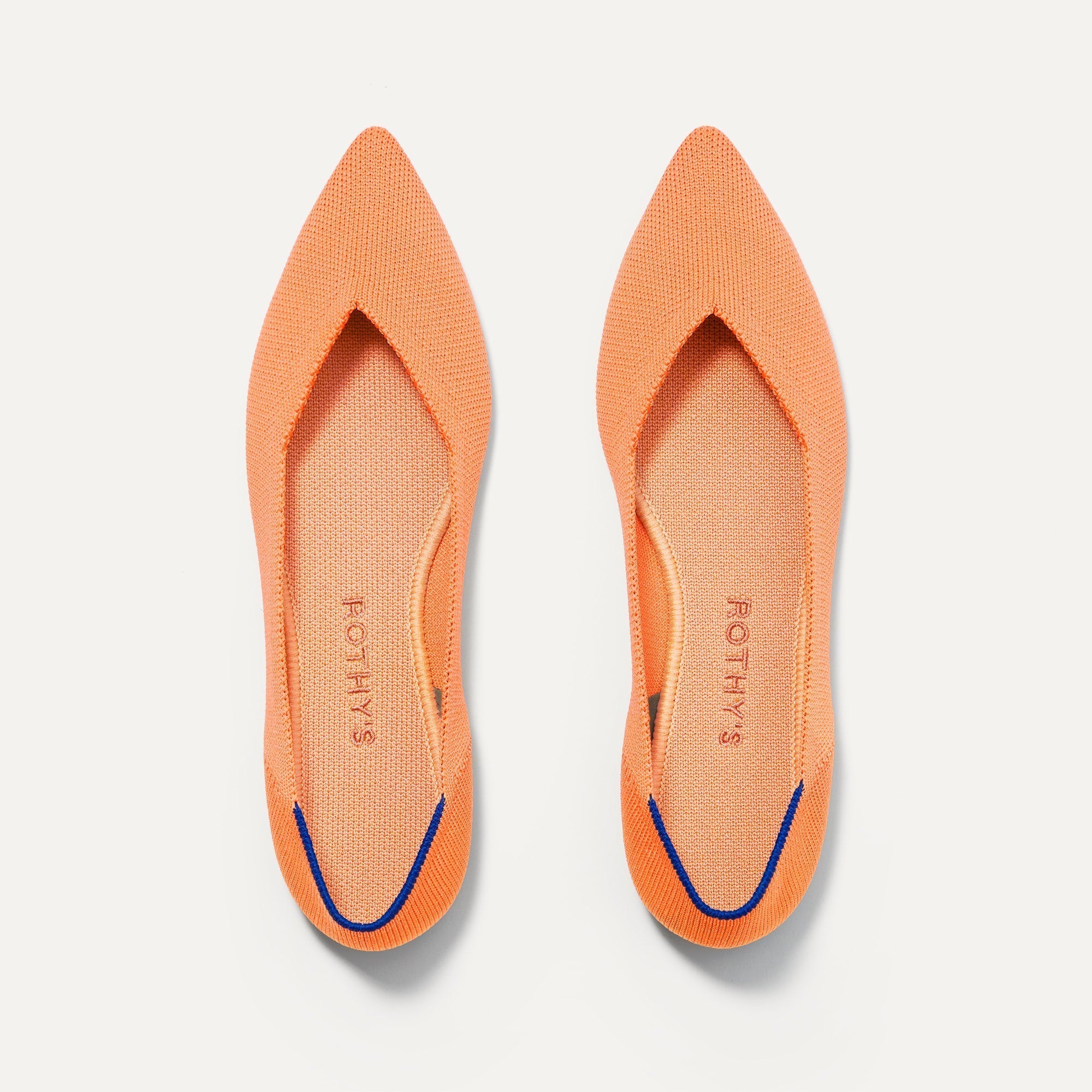 The Point in Tangerine shown from the top. 