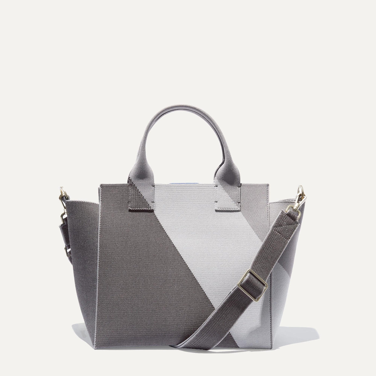 PLP |The Handbag in Charcoal Grey shown from the front.