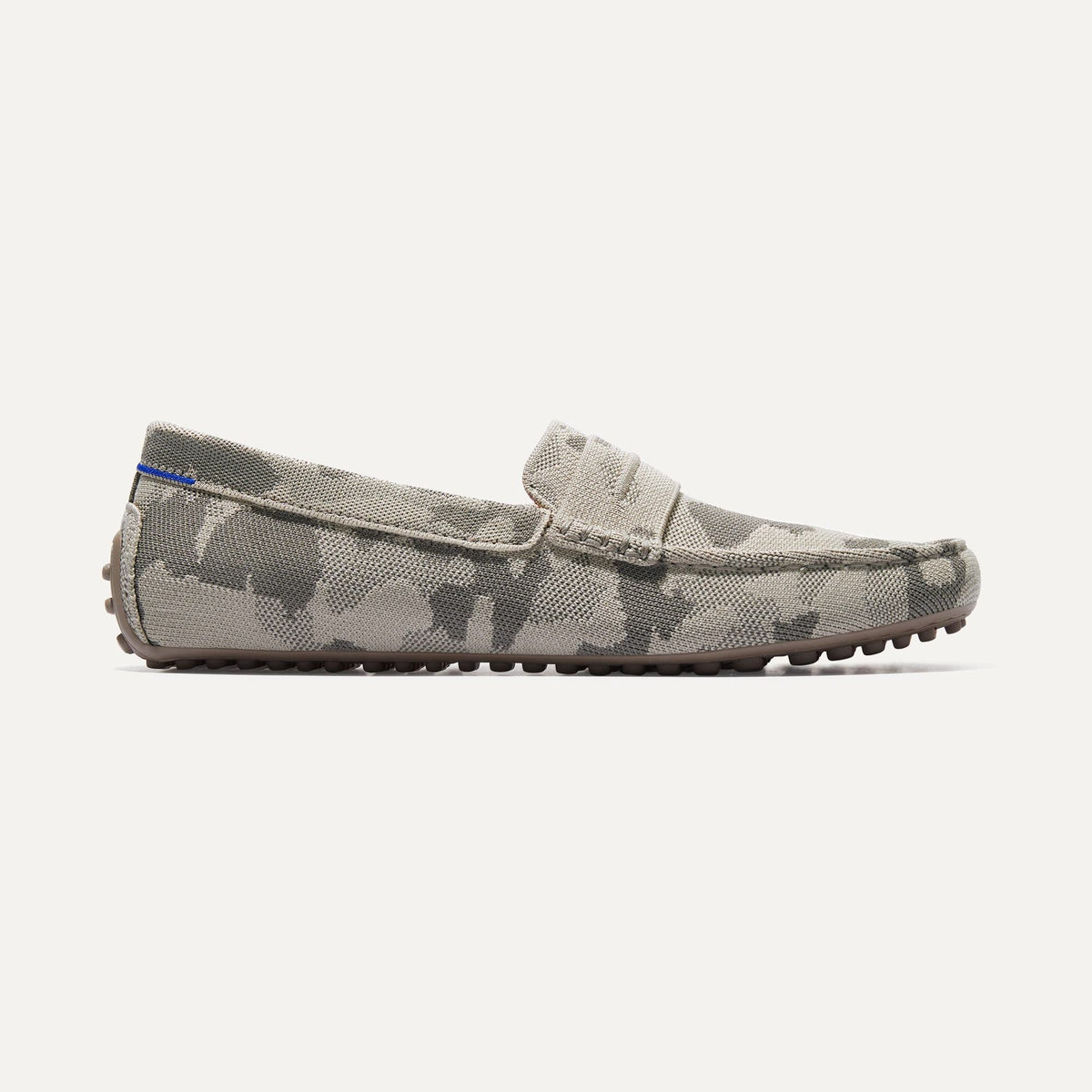 The Driving Loafer in Desert Camo shown from the side. 