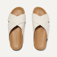 The Weekend Slide in Oat shown from the top.