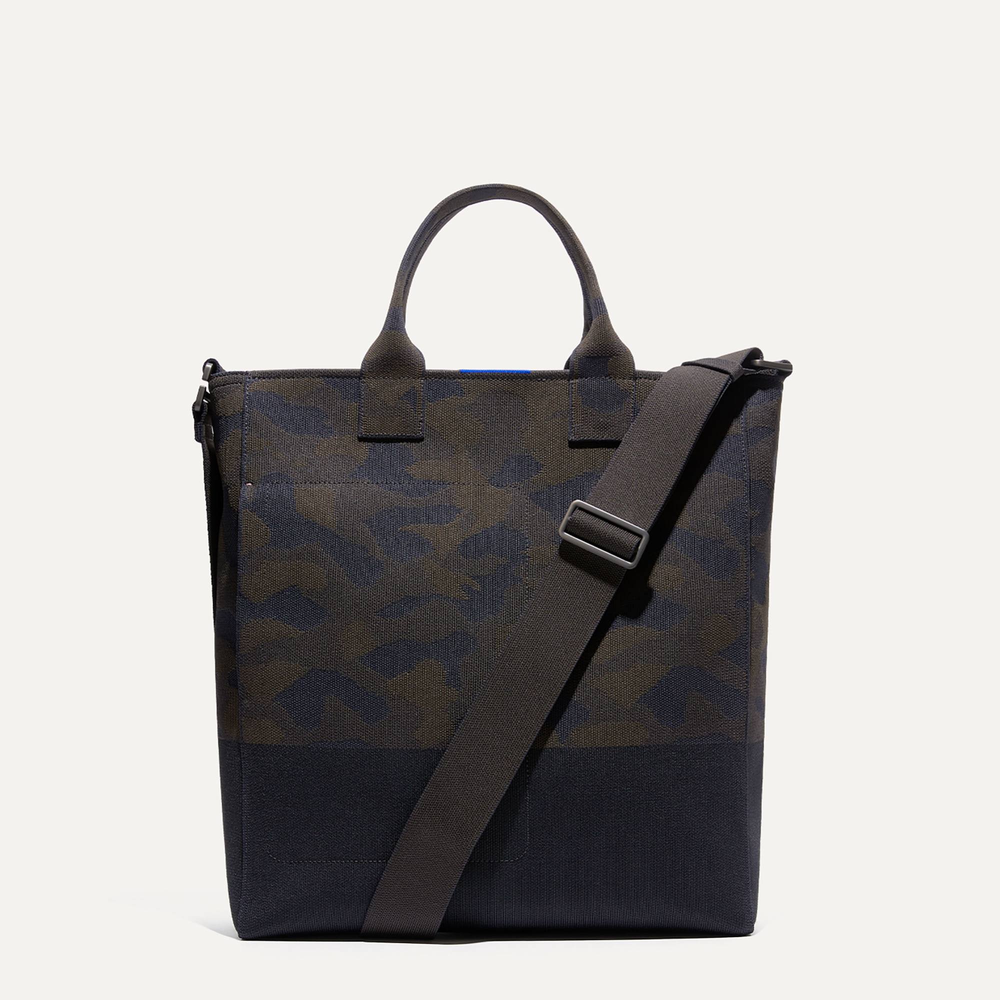 PLP |The Carryall in Woodland Camo shown from the front.