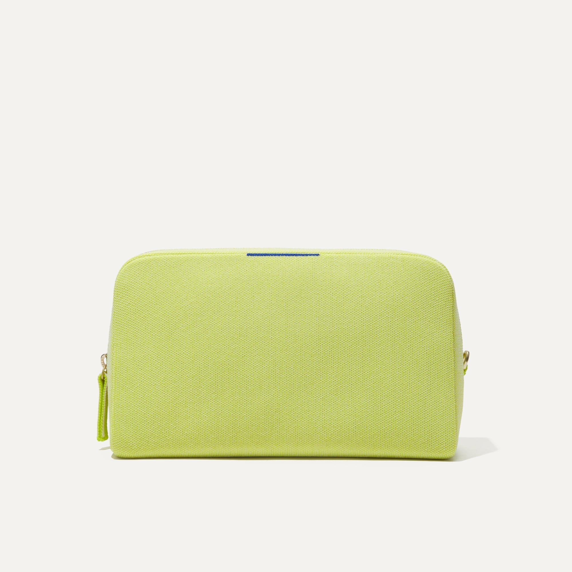 PLP |The Universal Pouch in Lemon Lime shown from the front.