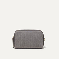 PLP |The Mini Universal Pouch in Iron Grey shown from the front.
