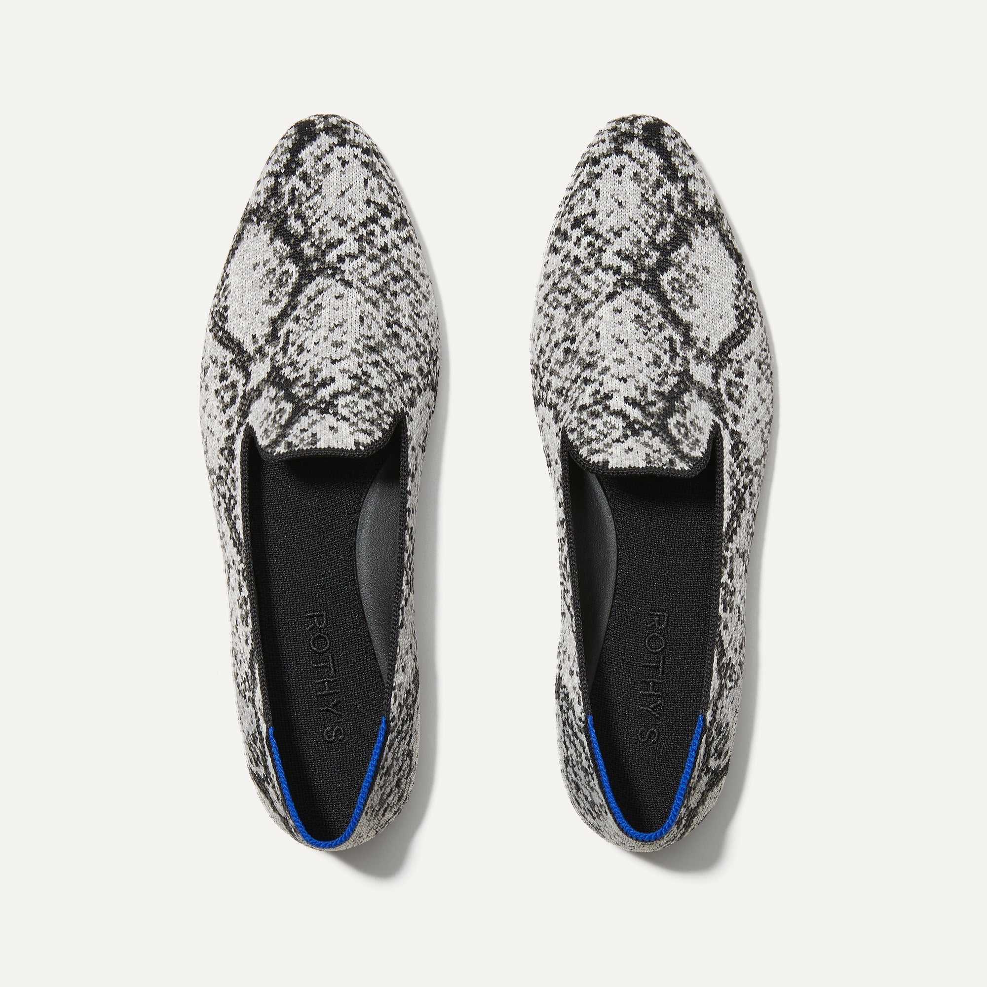 The Almond Loafer in Python shown from the top. 