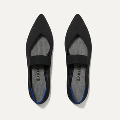 The Point Mary Jane in Black shown from the top. 