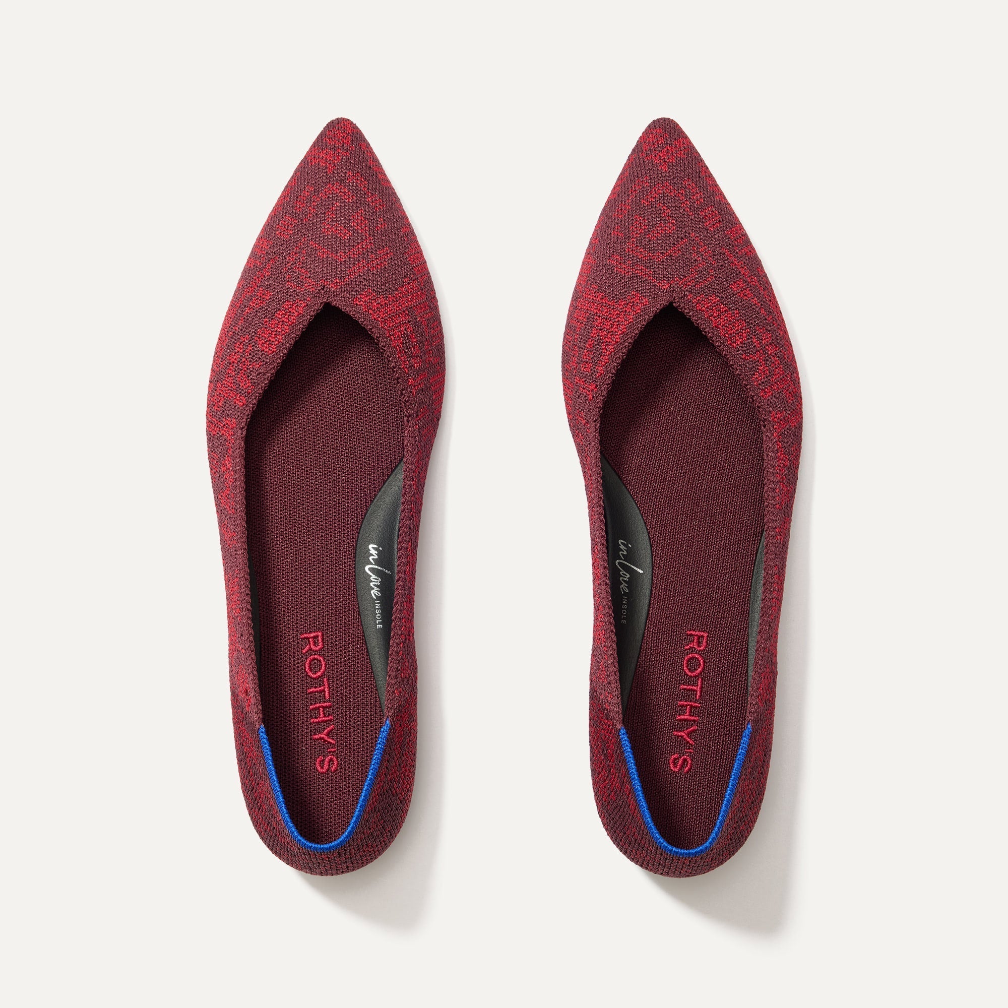 The Point II in Garnet Chantilly shown from the top.