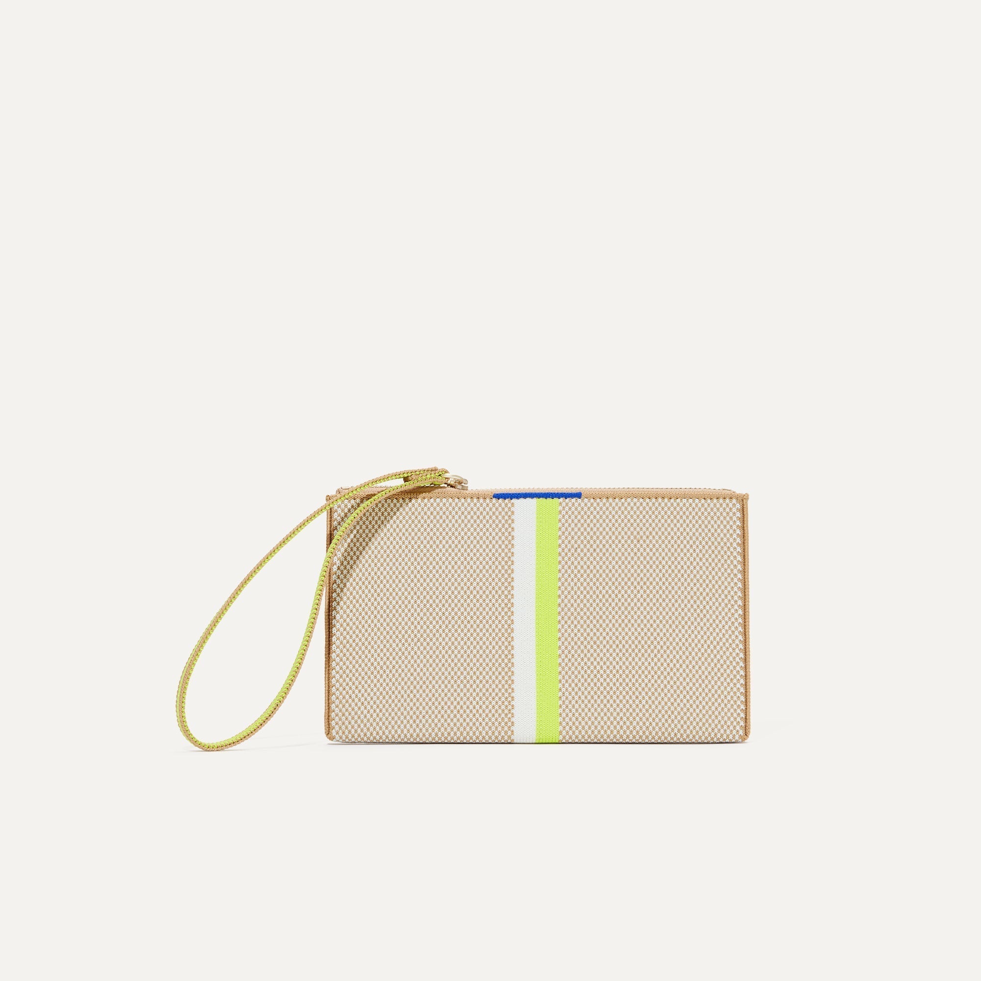 PLP |The Wallet Wristlet in Spring Colorblock, shown from the front.