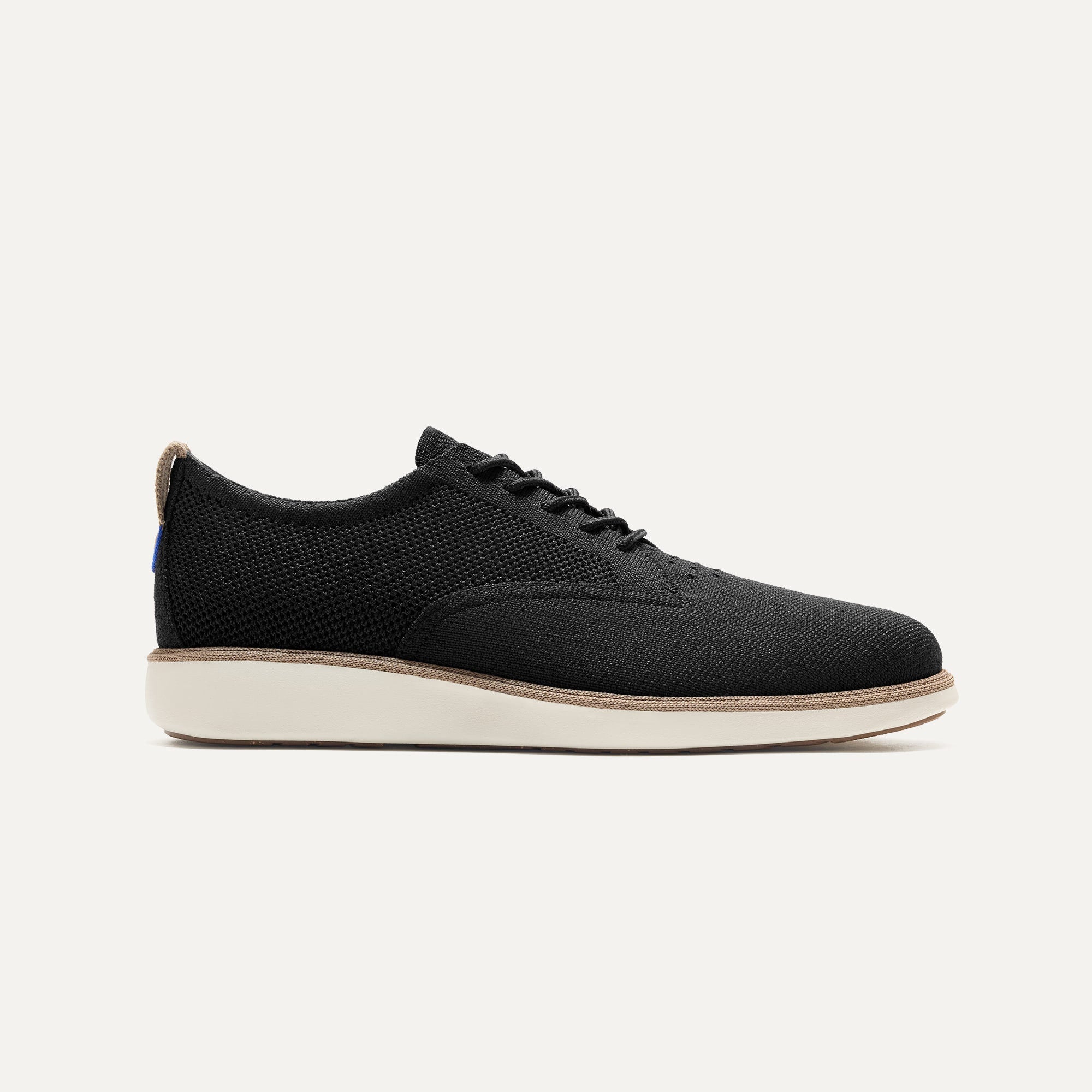 side | The Oxford in Black shown from the side. 