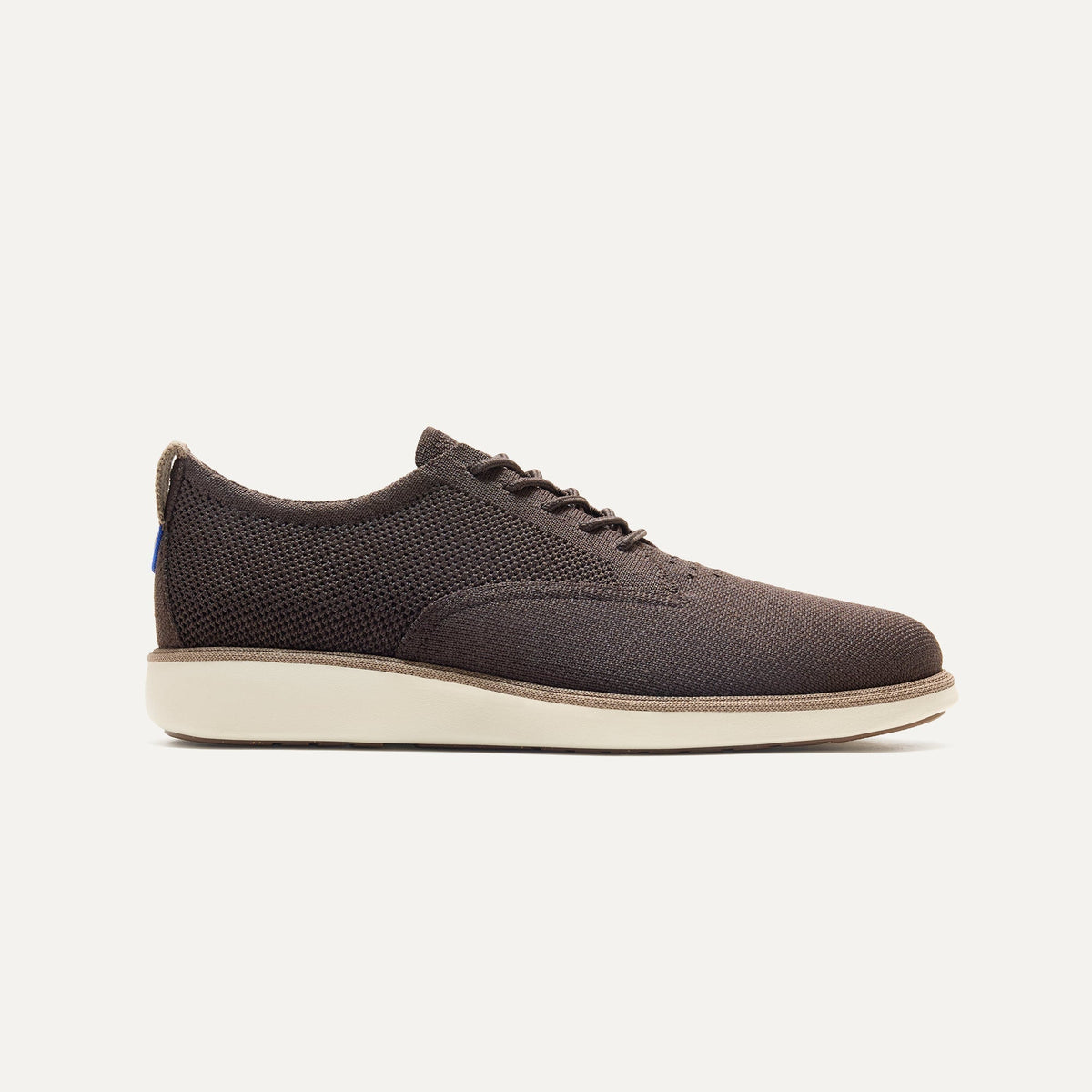 side | The Oxford in Deep Brown shown from the side. 
