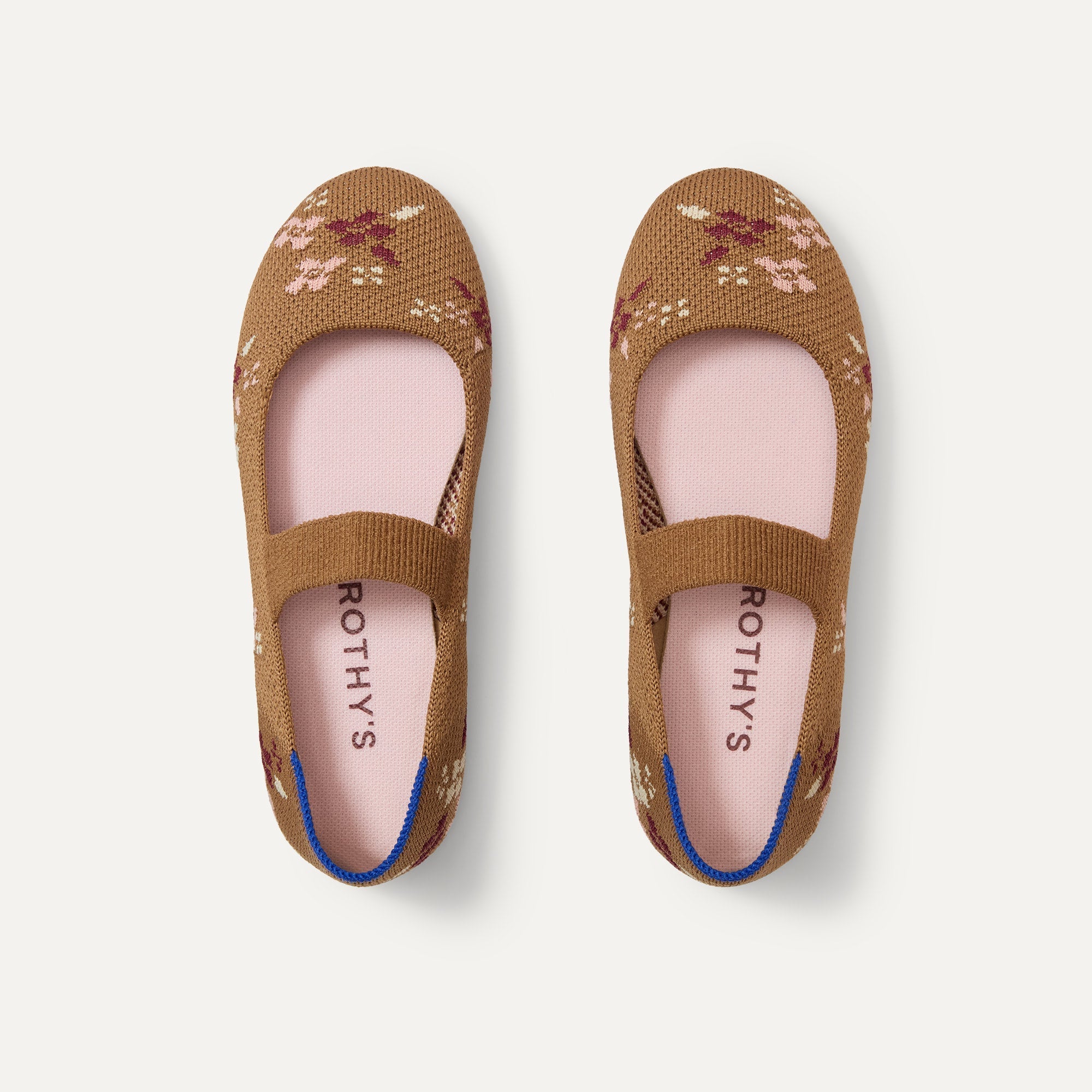 The Kids Mary Jane in  Tawny Twig shown from the top.