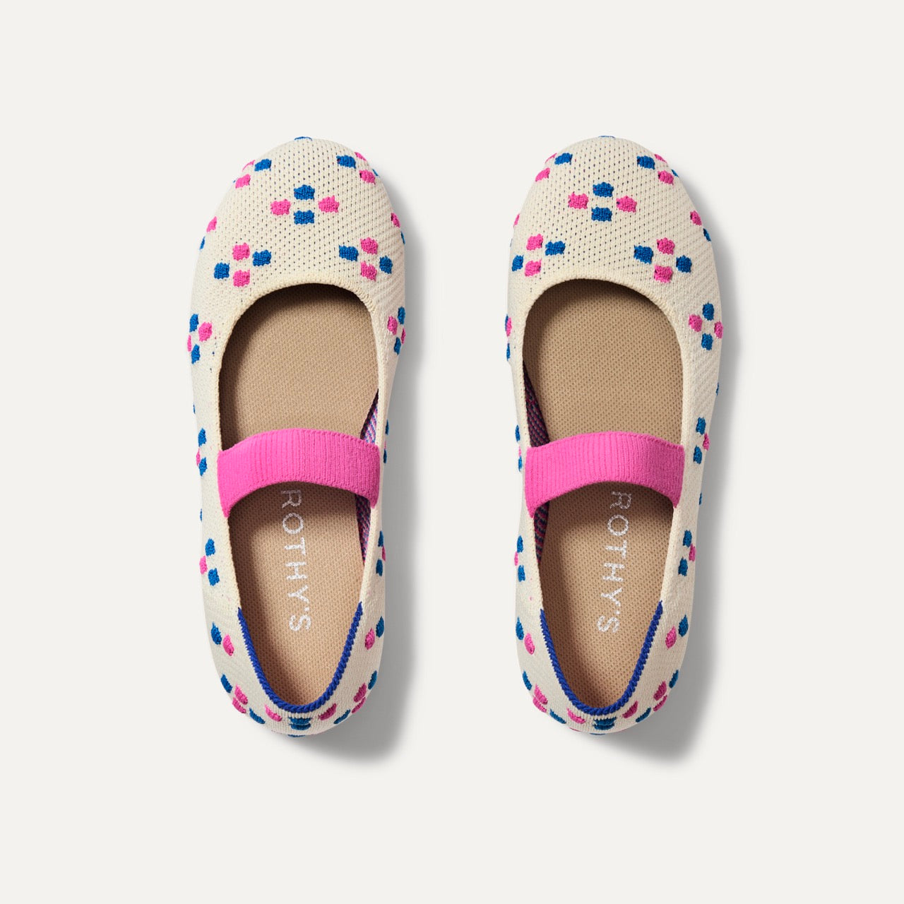 The Kids Mary Jane in Bubblegum Pop shown from the top.