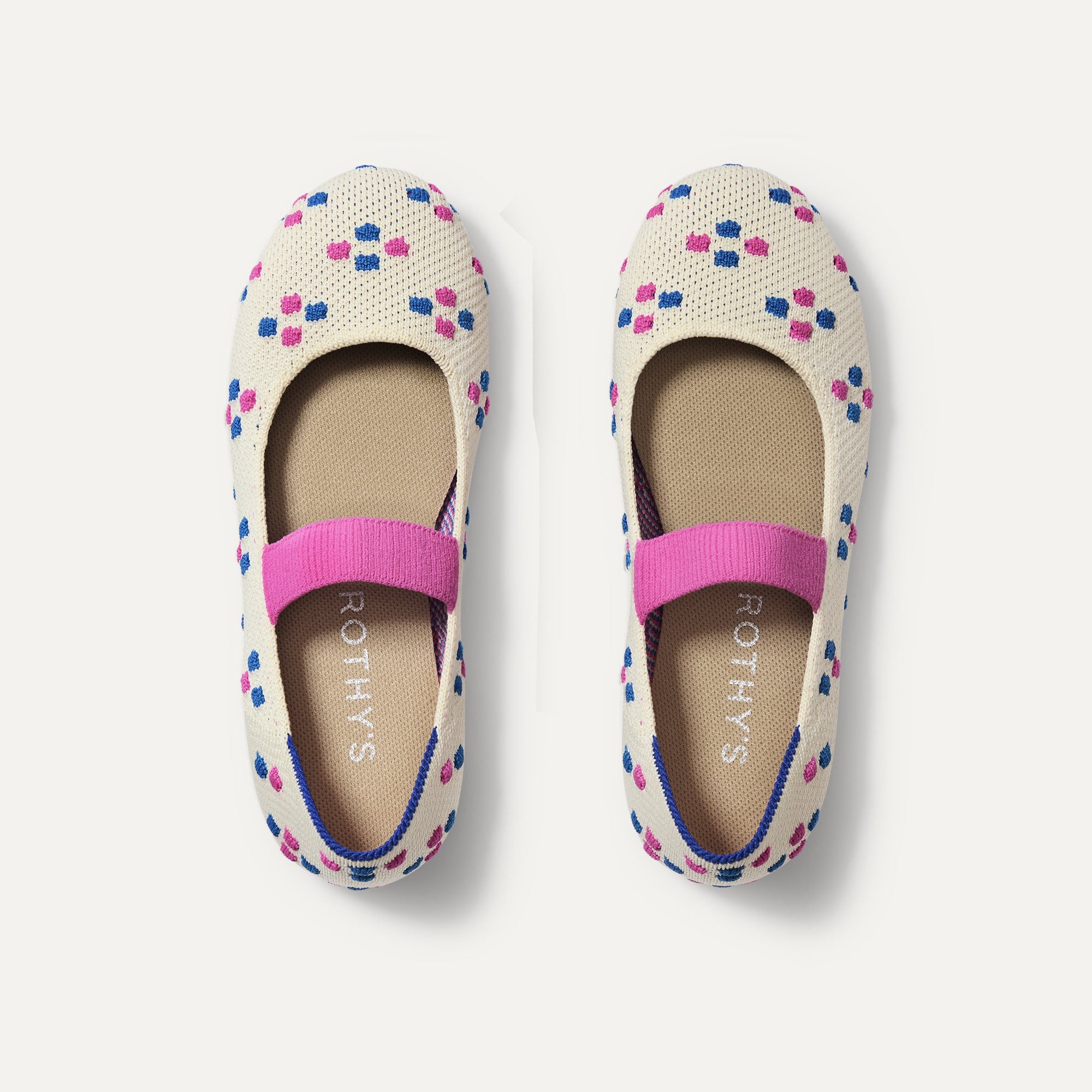 The Kids Mary Jane in Bubblegum Pop shown from the top.