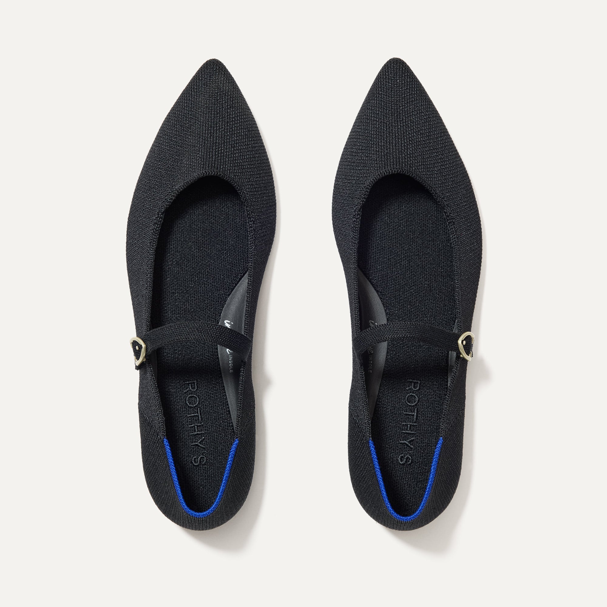 The Point Mary Jane II in Black shown from the top. 