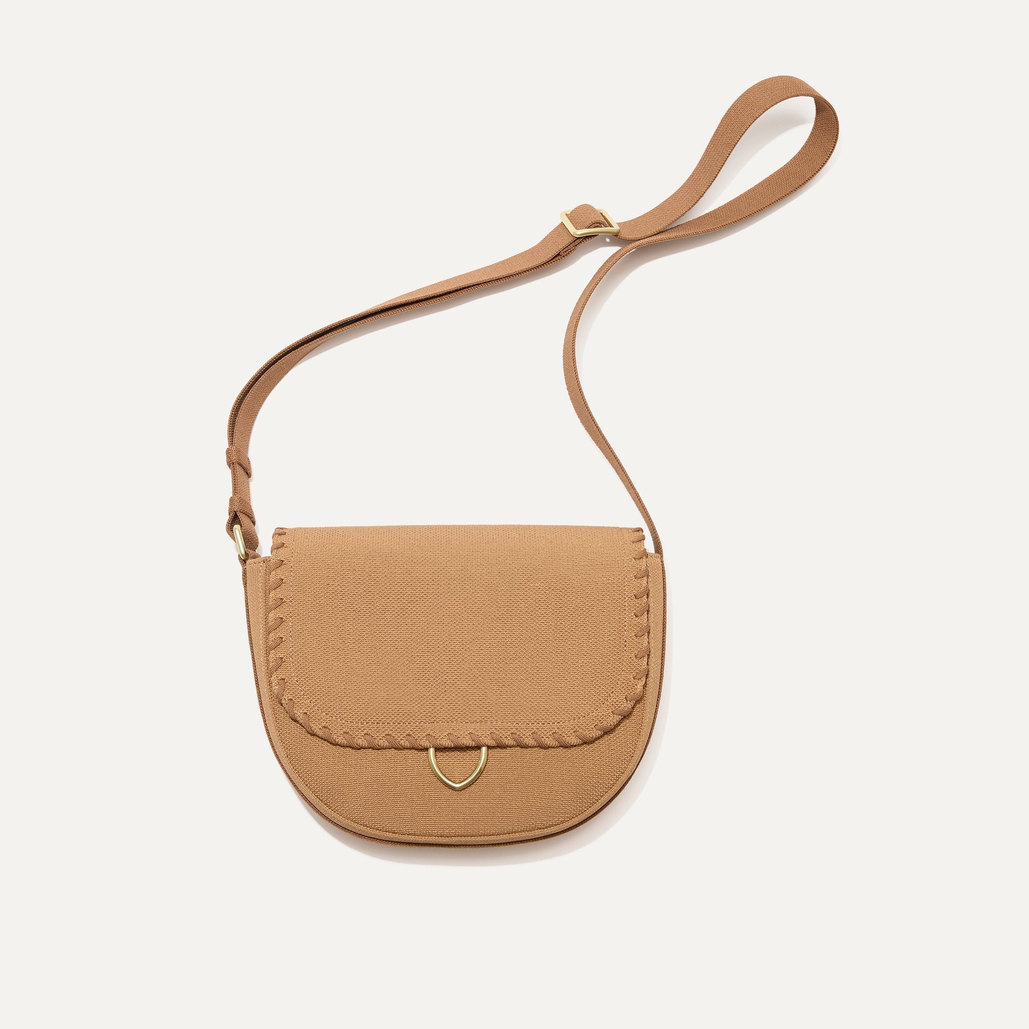 PLP |The Saddle Bag in Wren shown from the front.