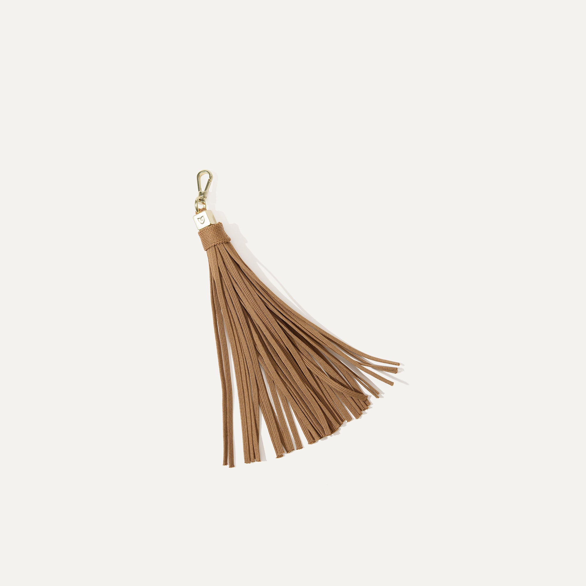 PLP |The Tassel Clip in Wren shown from the front. 