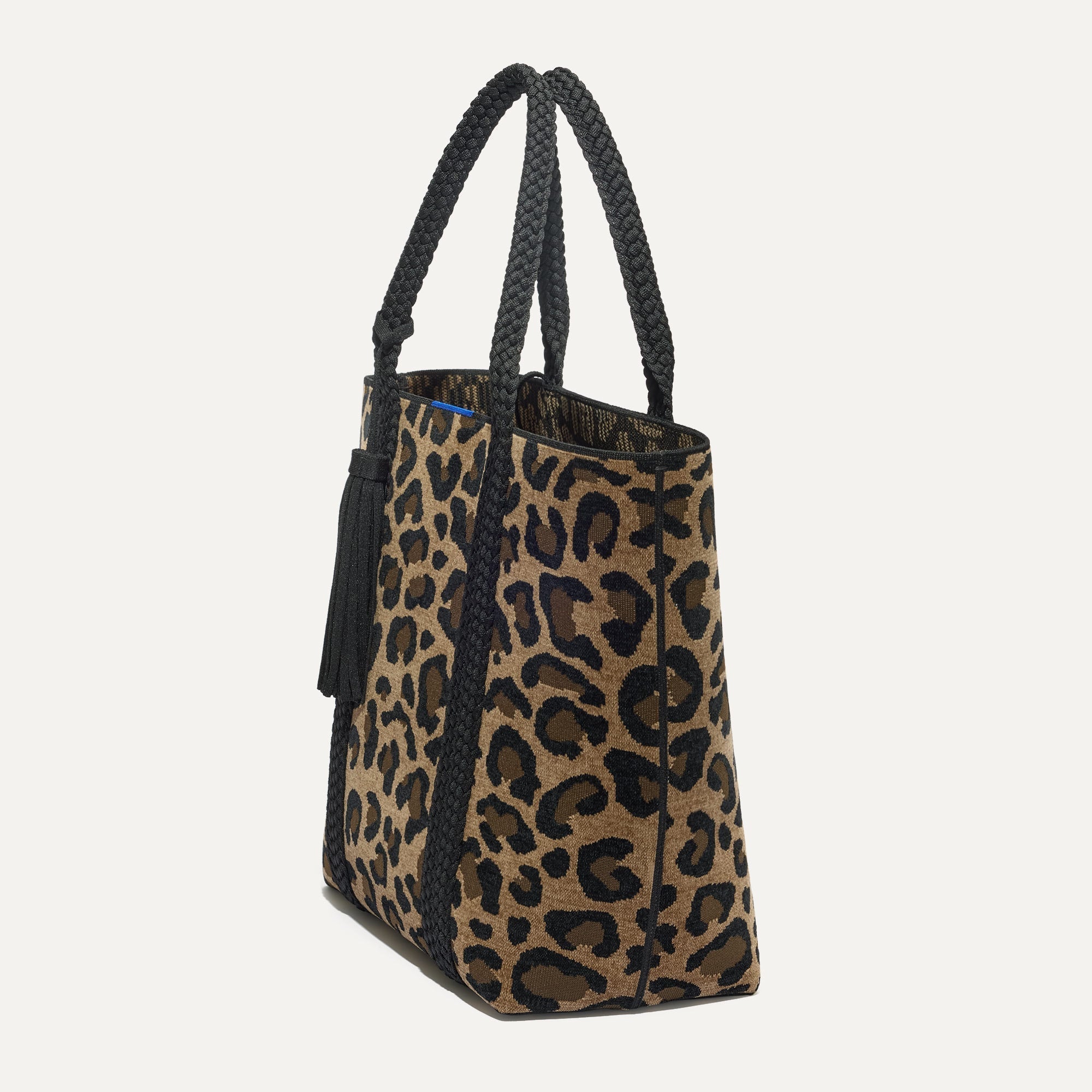 The ReVelvet™ Lightweight Tote in ReVelvet™ Cat shown in diagonal view. 