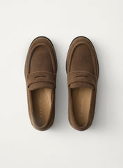 PLP | The Penny Loafer in ReVelvet Bistro shown from the top.