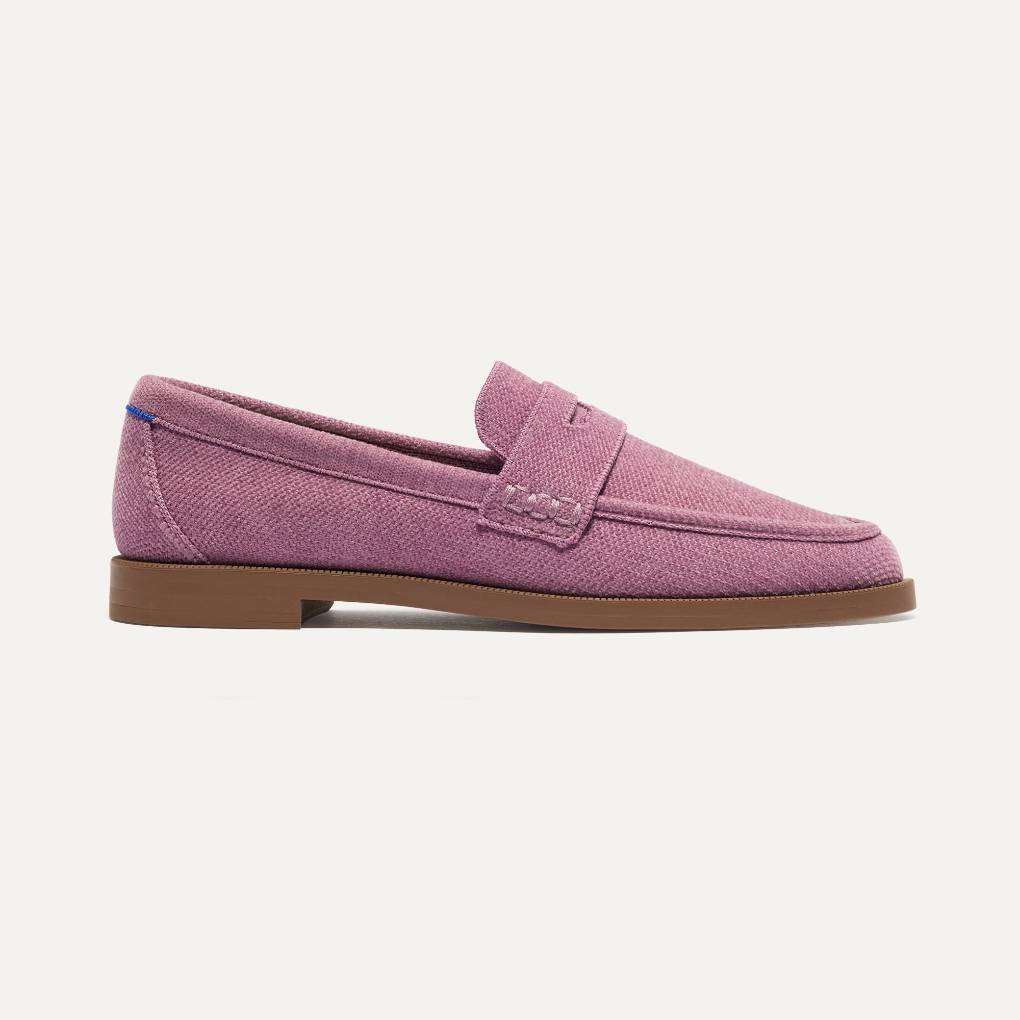 side | The Penny Loafer in ReVelvet™ Lilac shown from the side.