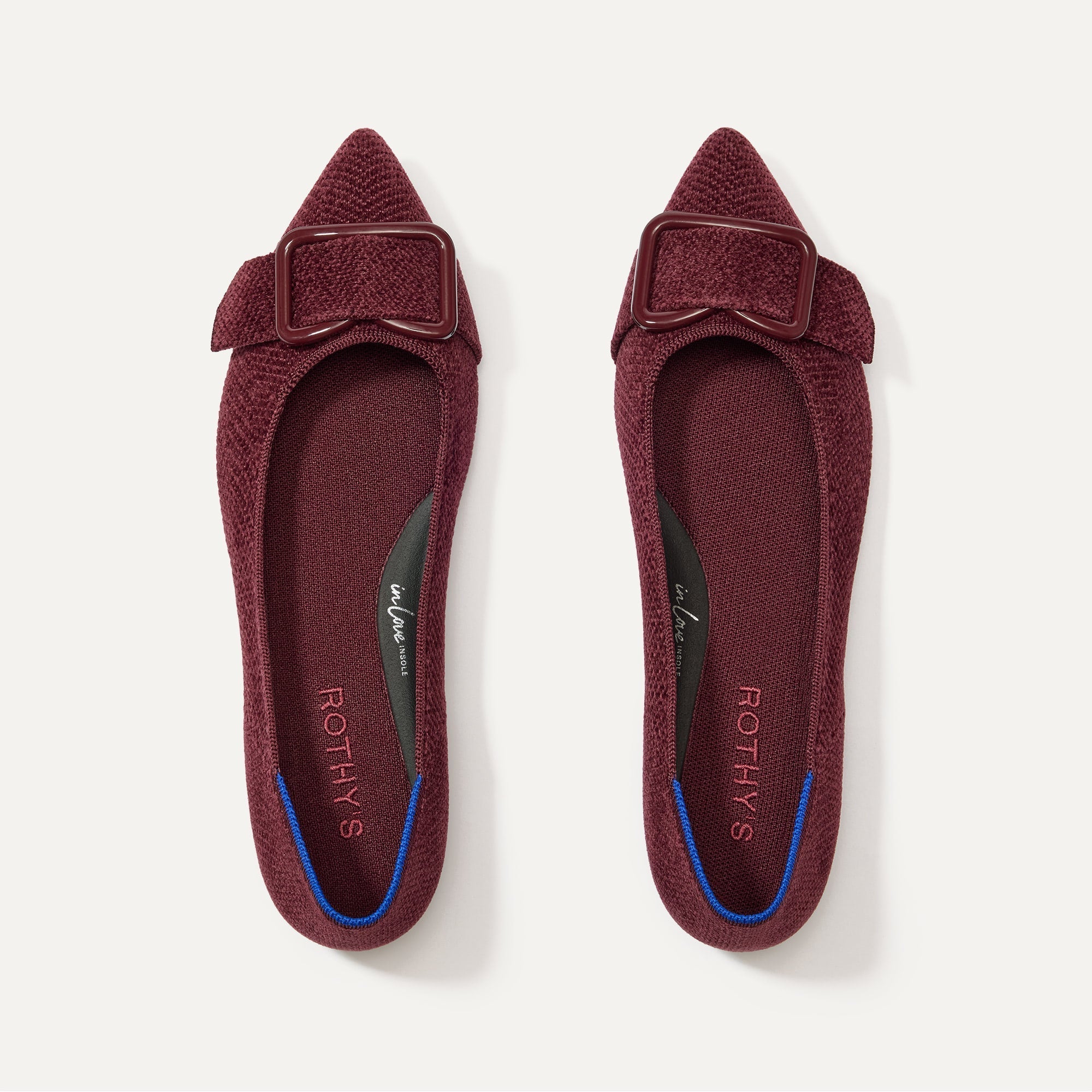 The Emblem Point II in ReVelvet™ Syrah shown from the top.