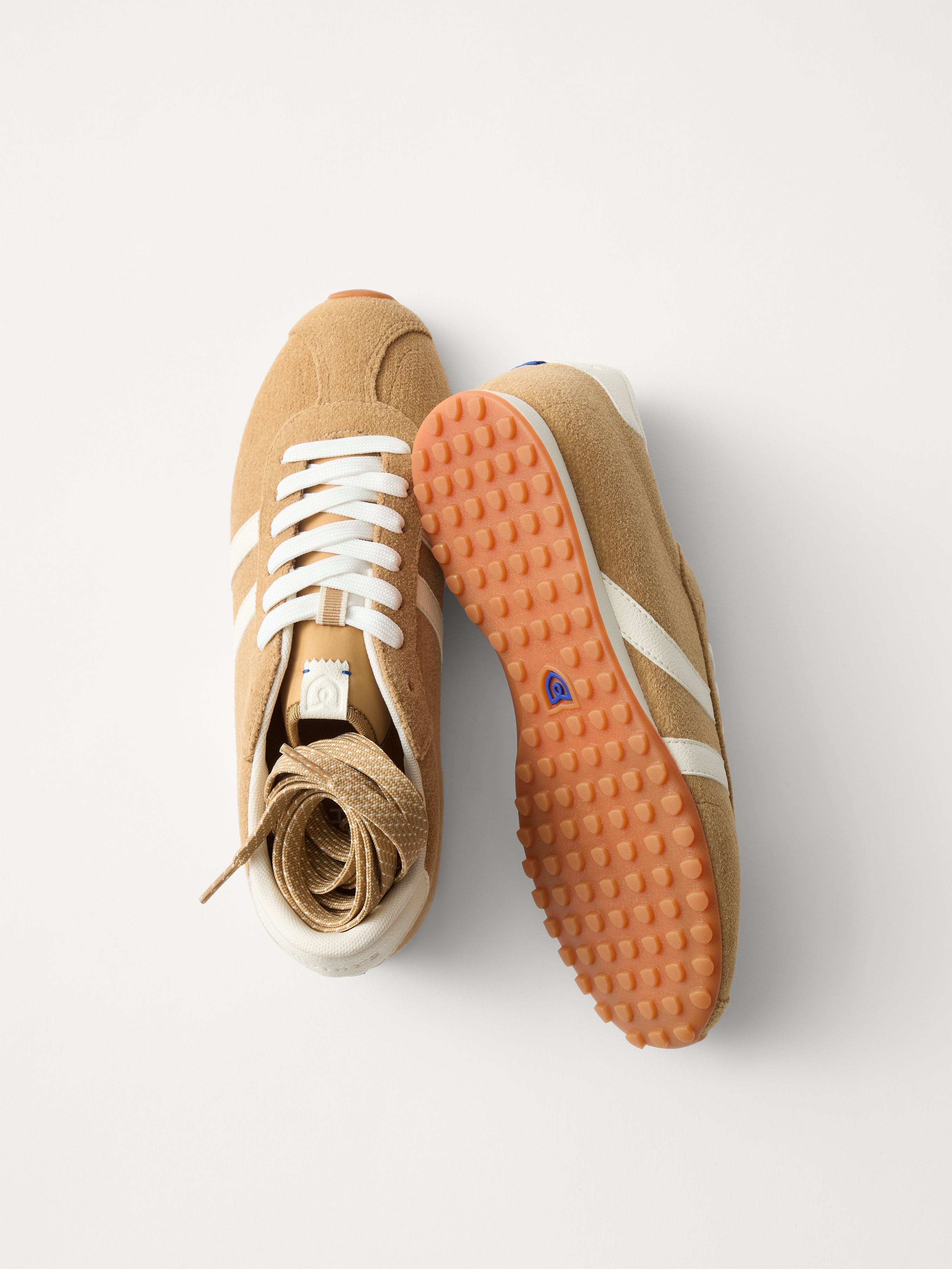 PLP |The Ivy Sneaker in ReVelvet Wren shown from the top. 