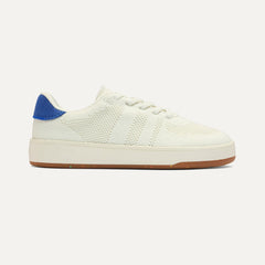side | The Kids Stretch Sneaker in Turbo shown from the side. 